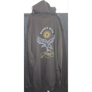 Roark x Pendleton Mens XXXL 3XL Hoodie Brown Sweater Wander With Roark Eagle